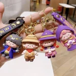 Premium Mettalic Girl-Bear keychains - many colours