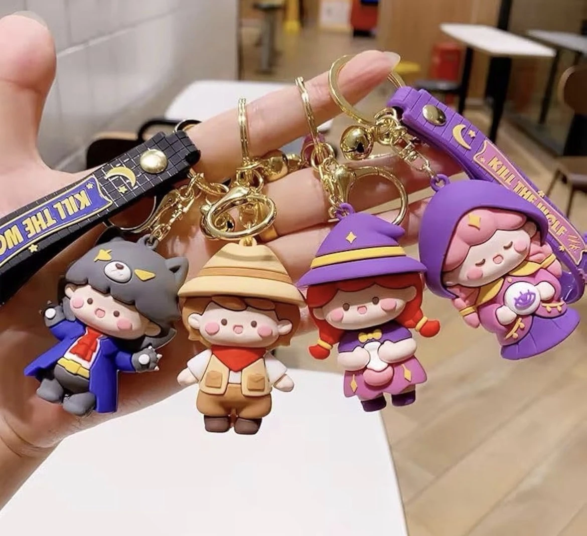 BEAR KEYCHAIN Premium Mettalic Girl-Bear keychains - many colours - Image 1
