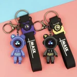 Premium Metallic Astronaut - Dino keychain - many colours