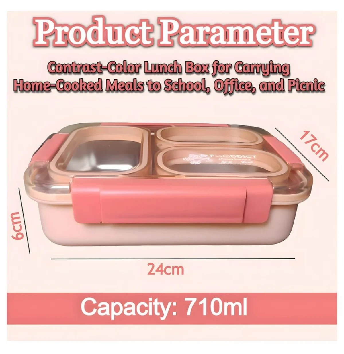 Tokyo Table Lunch Box - 6 Special Colours - Image 5