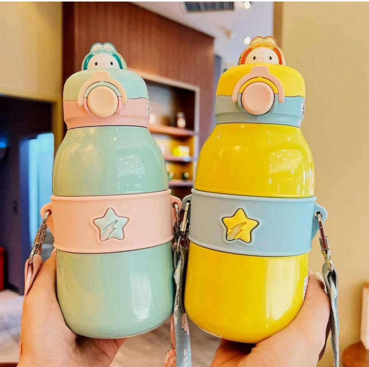 Premium Star Bunny SS Water Bottle - 4 unique colours - Image 2