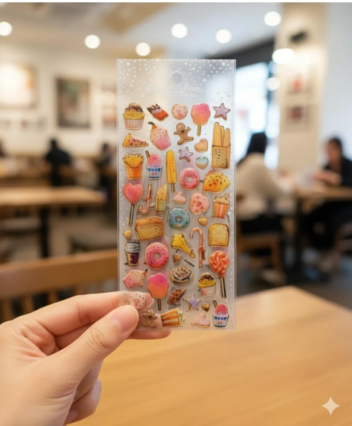 Mettalic Cute Stickers - pack of 3 sheets - Image 2
