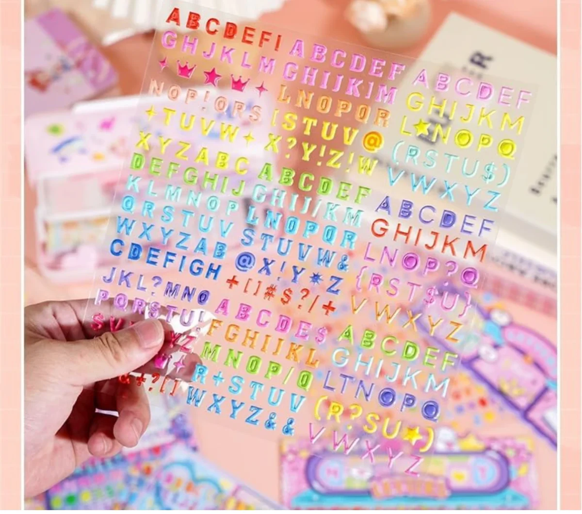 Colourful Alphabet Fun Stickers - pack of 2 sheets - Image 9