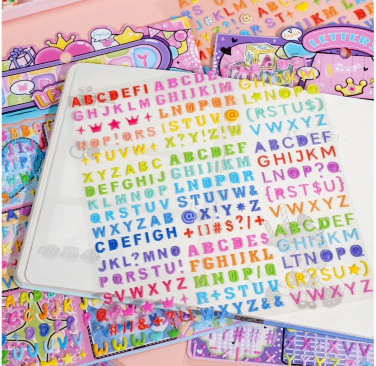 Colourful Alphabet Fun Stickers - pack of 2 sheets - Image 6