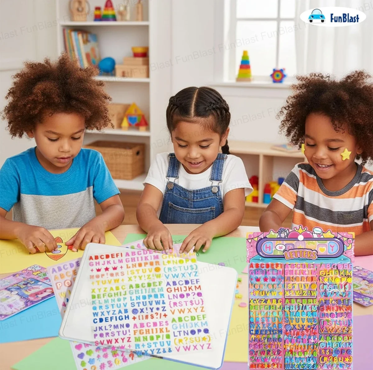 Colourful Alphabet Fun Stickers - pack of 2 sheets - Image 5