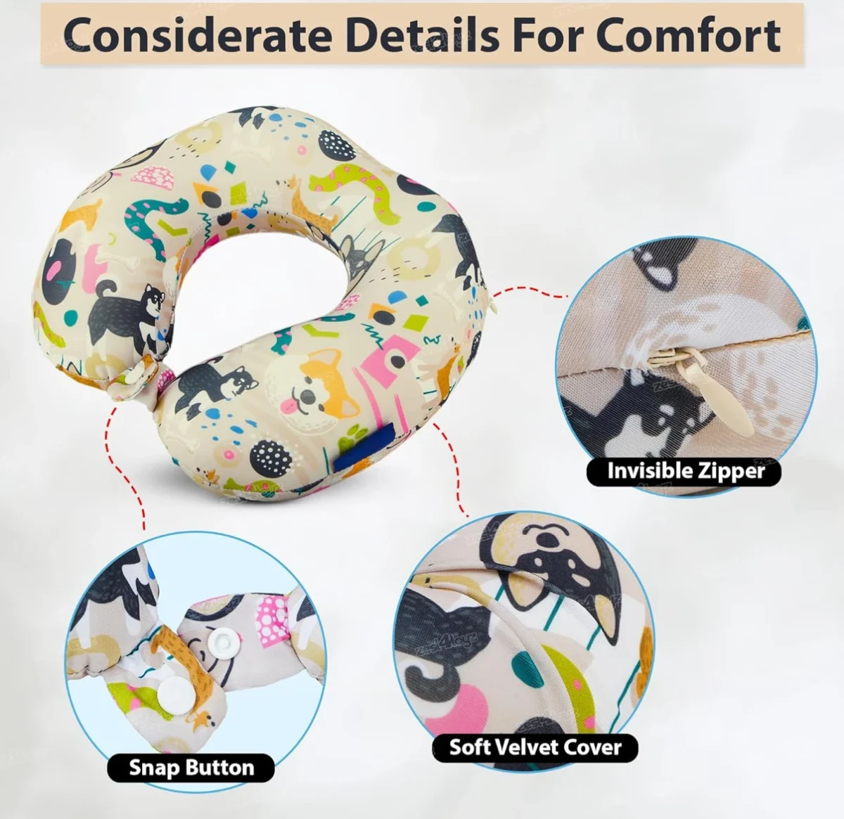 Neck Pillows - Printed designs - Image 6