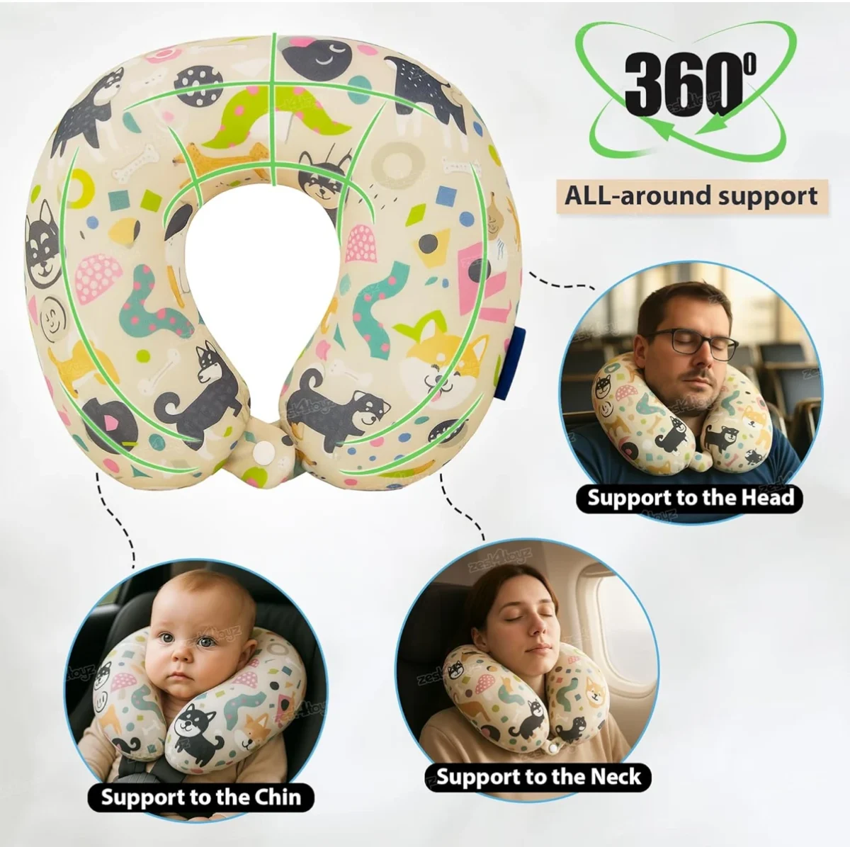 Neck Pillows - Printed designs - Image 4