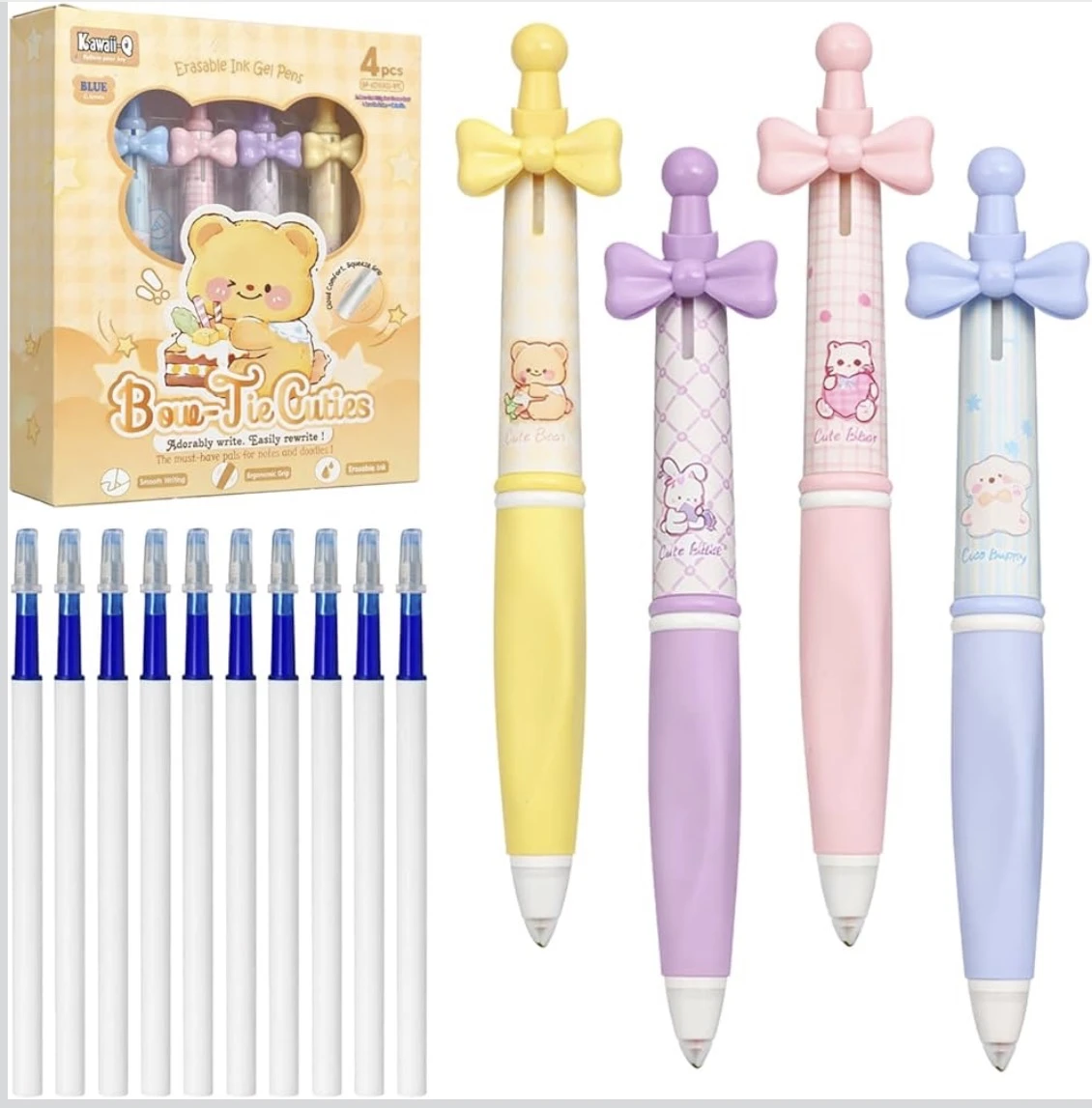 BOW PENS6 Bow-Tie Pens - set of 4 - Image 1