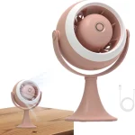 Turbo Fans - 3 Speed Configuration & LED Light - 4 colours