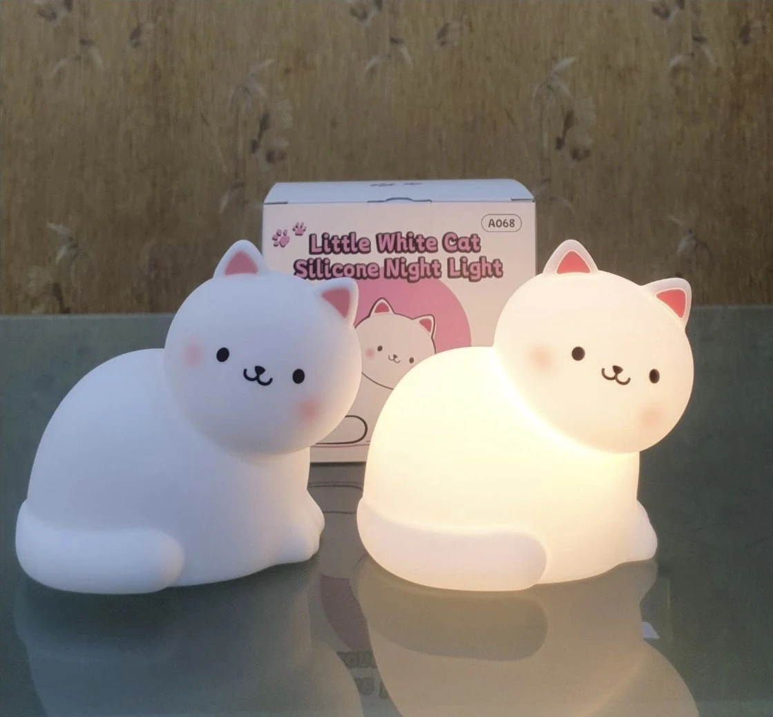 CAT LAMPS Pure Silicon Cat Night Lamp - Image 1