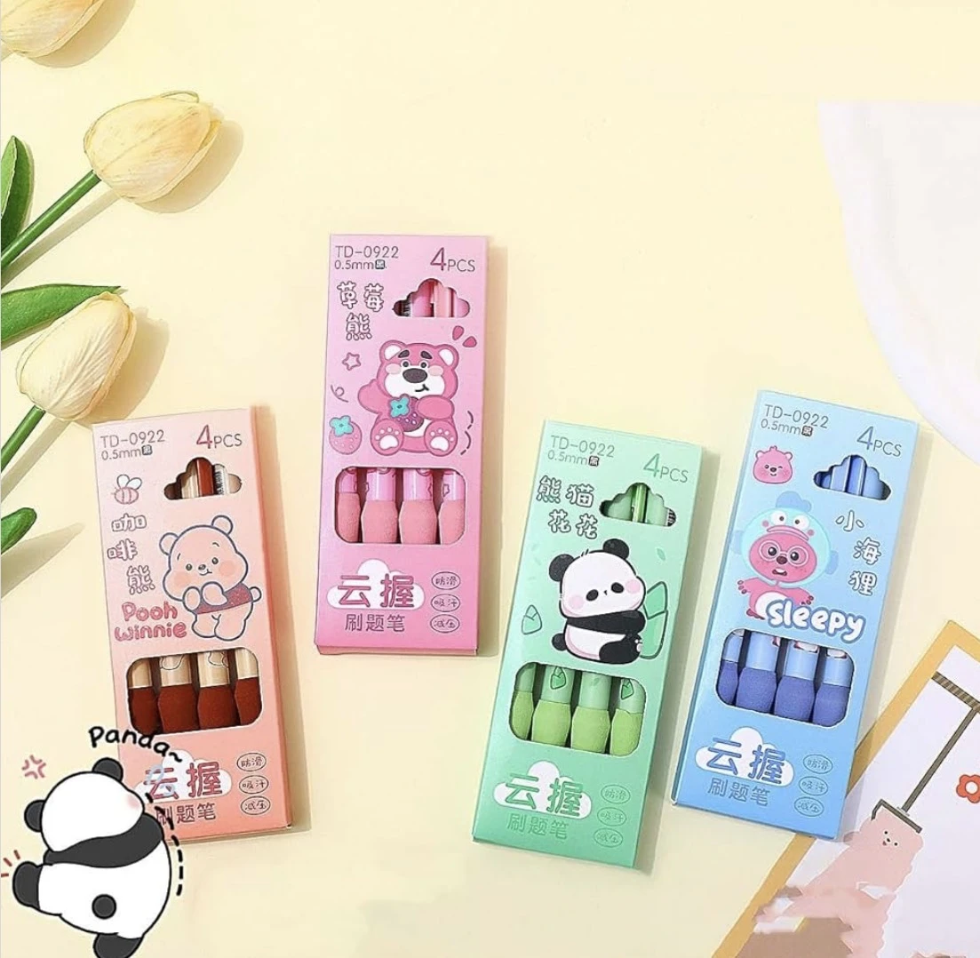 KAWAII PENS3 Kawaii Pens collection - pack of 4 pens - Image 1