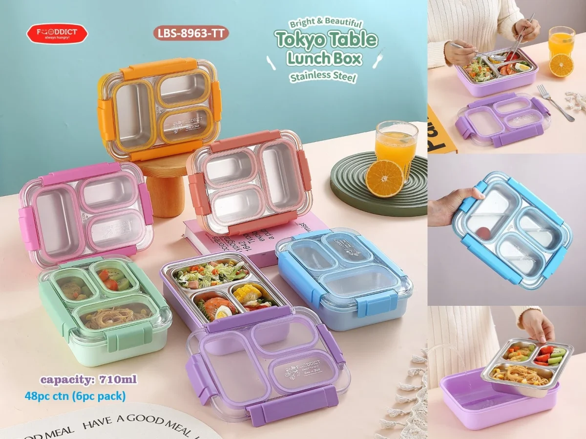 Tokyo Table Lunch Box - 6 Special Colours - Image 2