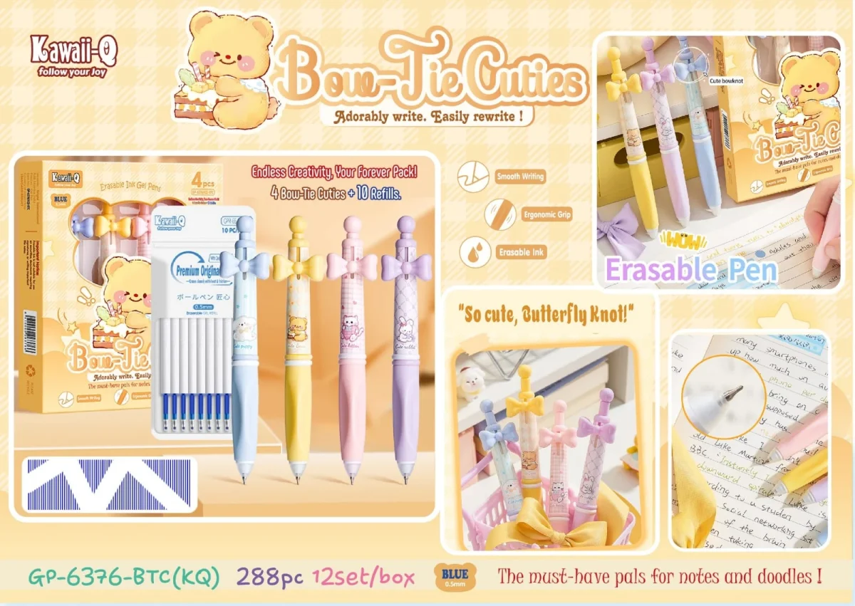 Bow-Tie Pens - set of 4 - Image 2