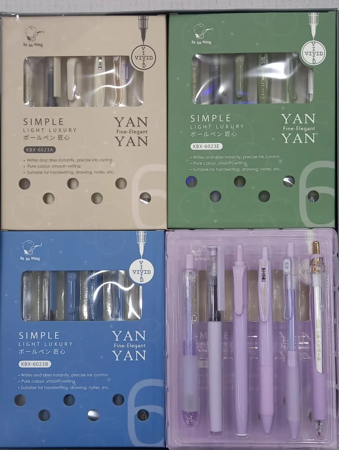 6 PEN SET luxury 6 in 1 Pen Set - 4 Colours - Image 1
